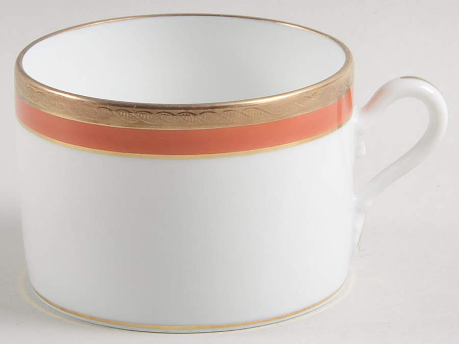 Palermo Rust (Red) Flat Cup by Ginori 1735-1