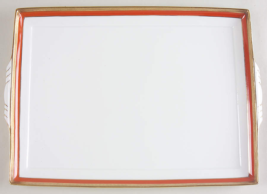 Palermo Rust (Red) Rectangular Tray by Ginori 1735-1