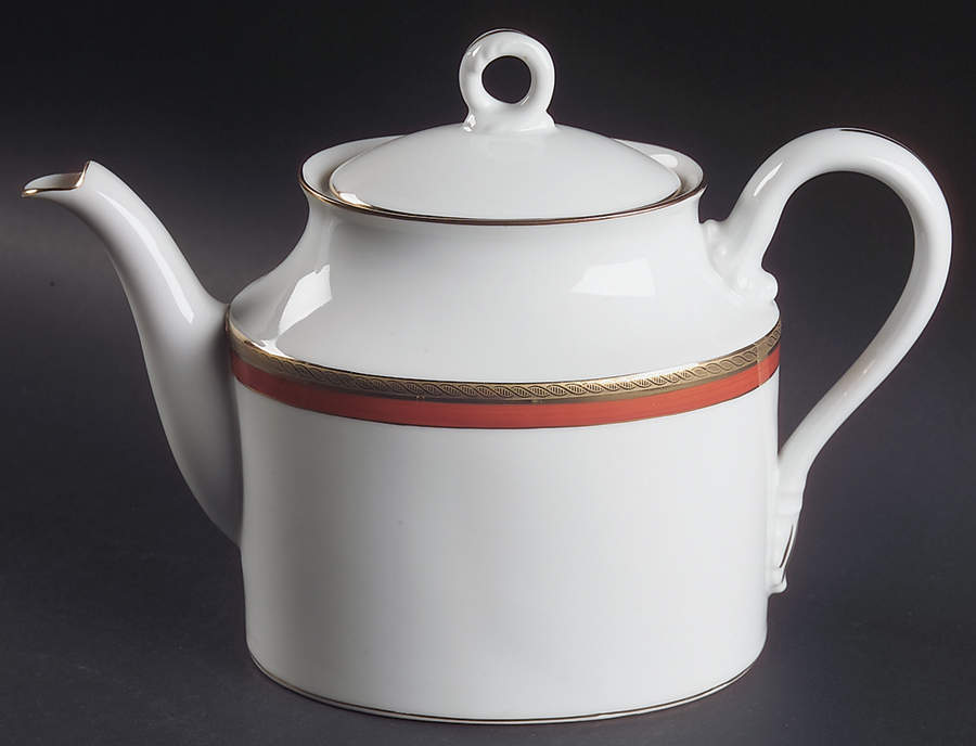 Palermo Rust (Red) Teapot & Lid by Ginori 1735-1