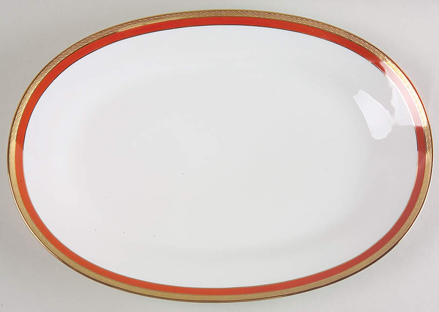 Palermo Rust (Red) 14" Oval Serving Platter by Ginori 1735-1