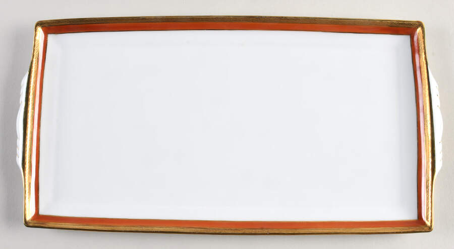 Palermo Rust (Red) 13" Rectangular Tray by Ginori 1735-1