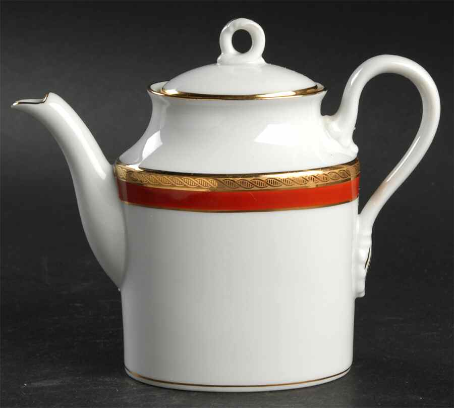 Palermo Rust (Red) Individual Coffee Pot & Lid by Ginori 1735-1