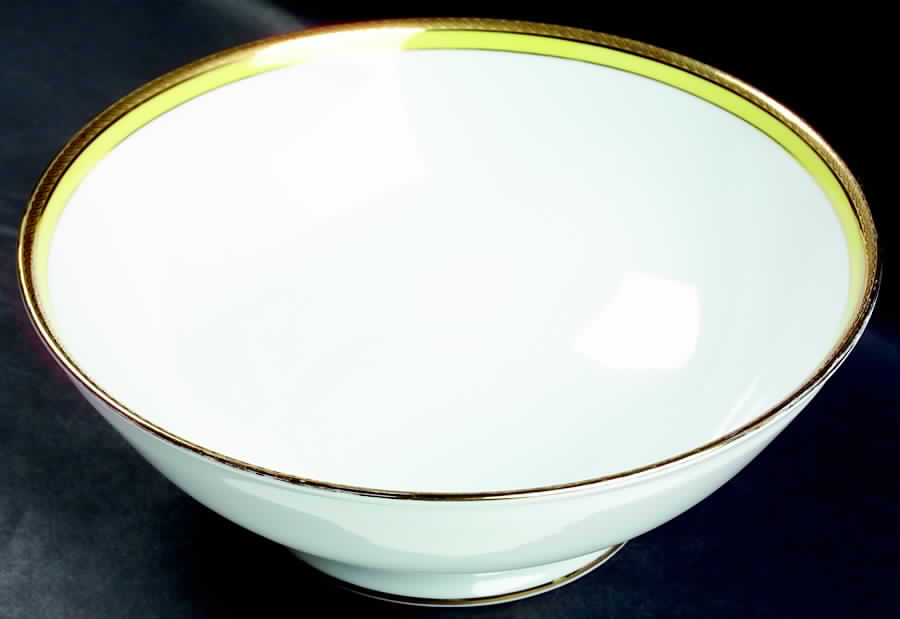 Palermo Yellow 10" Footed Salad Serving Bowl by Ginori 1735-1