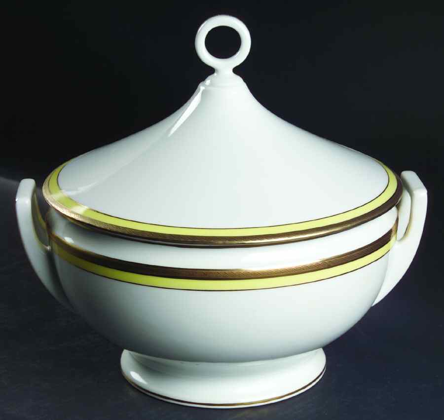 Palermo Yellow Tureen &  Lid by Ginori 1735-1