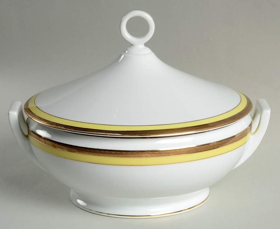 Palermo Yellow Round Covered Vegetable by Ginori 1735-1