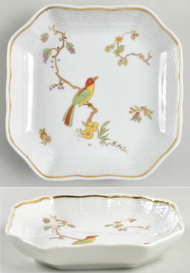 Paradise 6" Square Dish by Ginori 1735-1