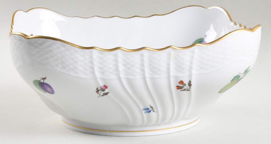 Perugia (White) 9" Square Vegetable Bowl by Ginori 1735-1