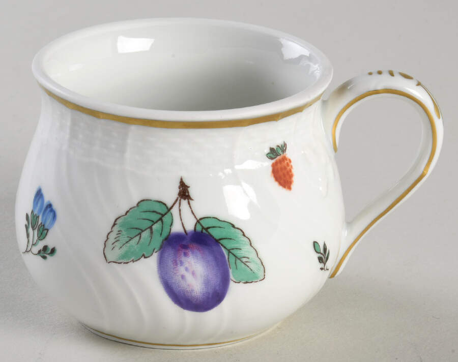 Perugia (White) 2 Pc Pot de Creme No Lid by Ginori 1735-1
