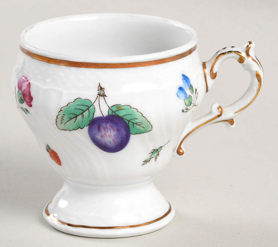 Perugia (White) Pot de Creme (2 Pc)-No Lid by Ginori 1735-1