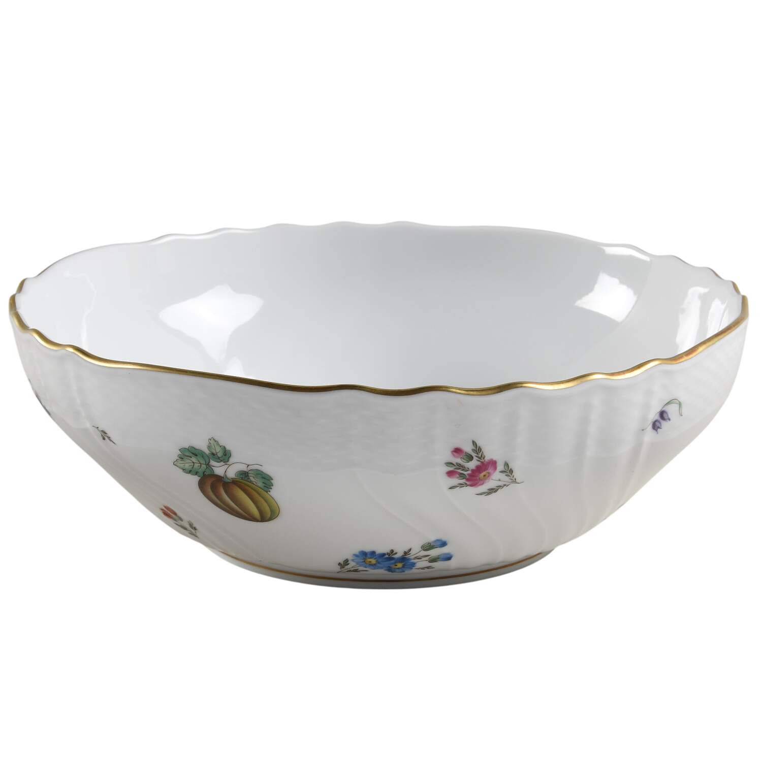 Perugia (White) 9" Salad Serving Bowl by Ginori 1735-1