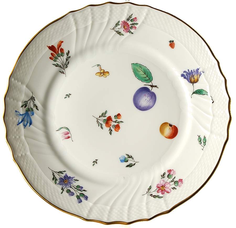 Perugia (White) Salad/Dessert Plate by Ginori 1735-1