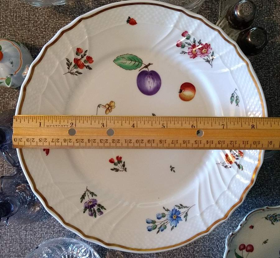 Perugia (White) Salad/Dessert Plate by Ginori 1735-1