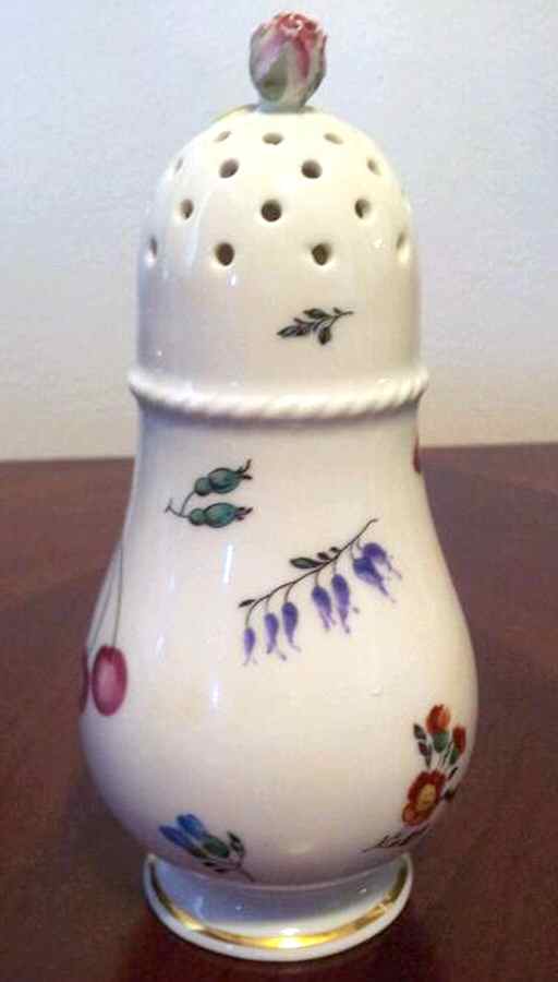 Perugia (White) Sugar Shaker by Ginori 1735-1
