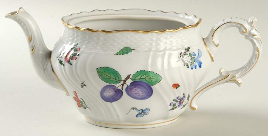 Perugia (White) Mini Teapot No Lid by Ginori 1735-1