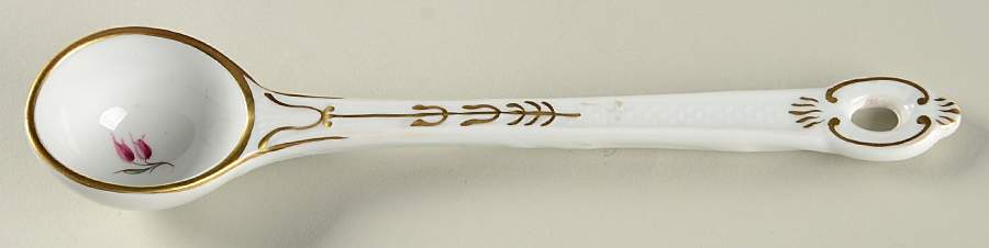 Perugia (White) Gravy Ladle Solid Piece by Ginori 1735-1