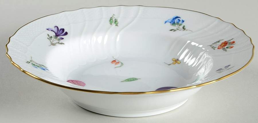 Perugia (White) Rim Soup Bowl by Ginori 1735-1