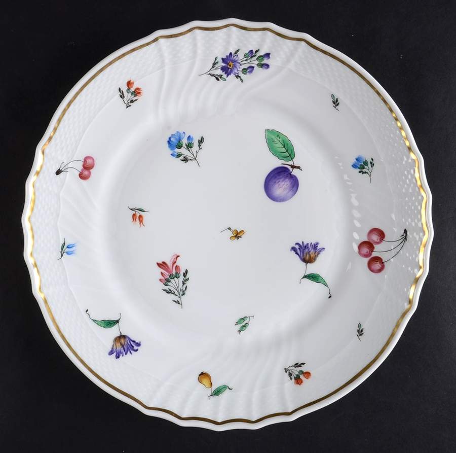 Perugia (White) Dinner Plate by Ginori 1735-1