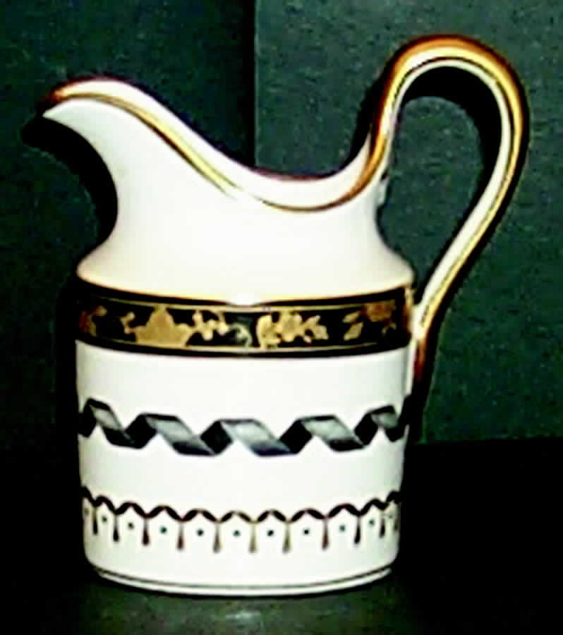 Pincio Black Mini Creamer by Ginori 1735-1