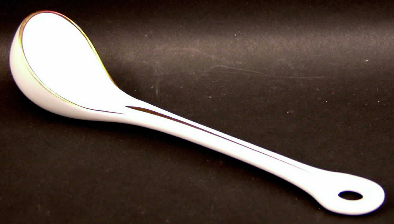 Pincio Black Gravy Ladle Solid Piece by Ginori 1735-1