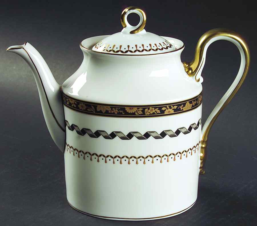 Pincio Black Coffee Pot & Lid by Ginori 1735-1