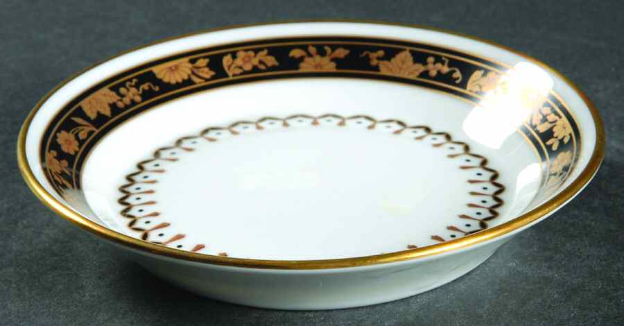 Pincio Black Fruit/Dessert (Sauce) Bowl by Ginori 1735-1