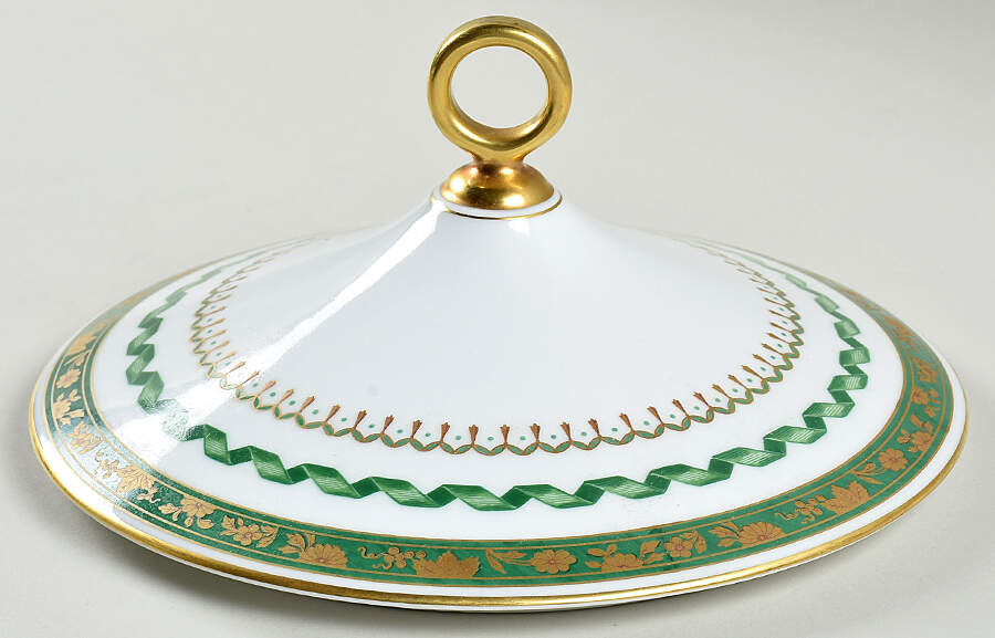 Pincio Green Lid for Round Vegetable by Ginori 1735-1