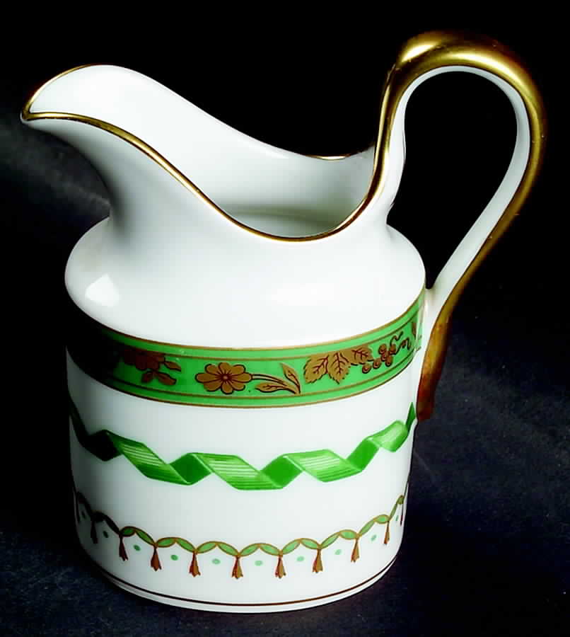 Pincio Green Creamer by Ginori 1735-1