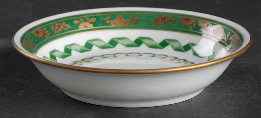 Pincio Green Fruit/Dessert (Sauce) Bowl by Ginori 1735-1