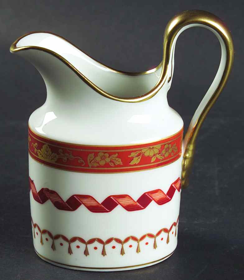 Pincio Red Creamer by Ginori 1735-1