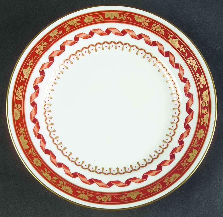 Pincio Red Salad Plate by Ginori 1735-1