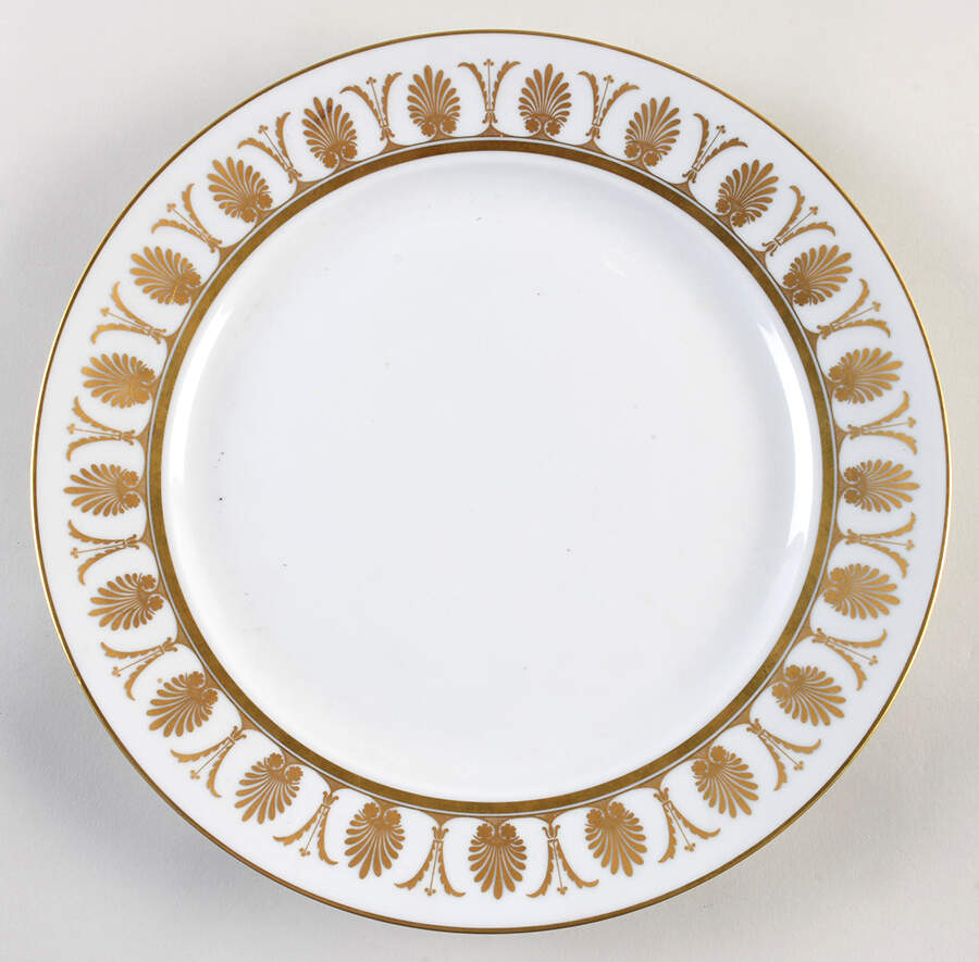 Pompei Gold Underplate for Tureen by Ginori 1735-1