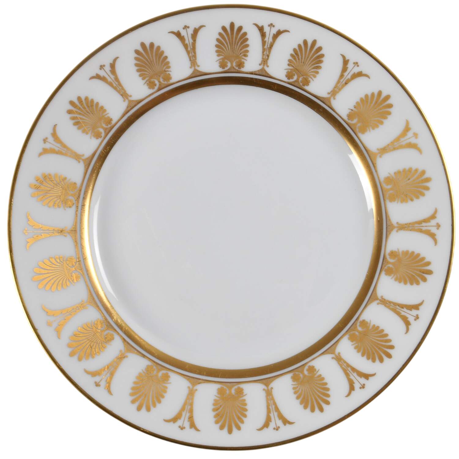 Pompei Gold Salad Plate by Ginori 1735-1