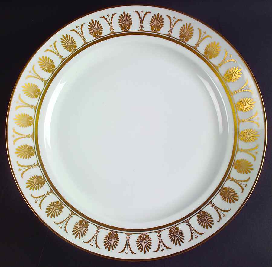Pompei Gold 13" Chop Plate (Round Platter) by Ginori 1735-1