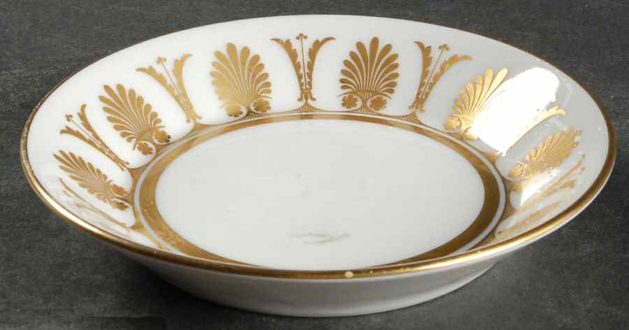Pompei Gold Fruit/Dessert (Sauce) Bowl by Ginori 1735-1