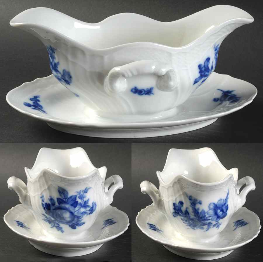Portofino Gravy Boat with Attached Underplate by Ginori 1735-1