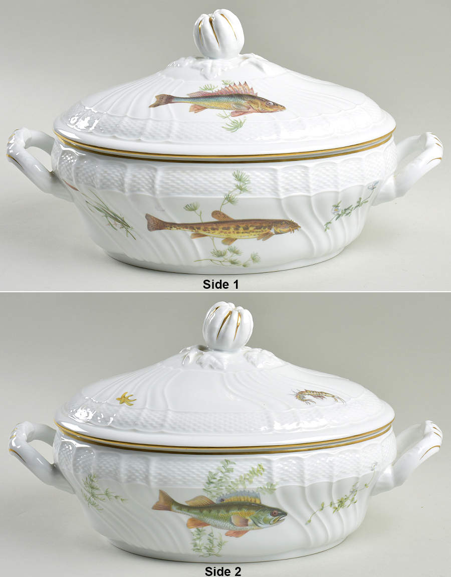 Quenelle (Scalloped) Tureen & Lid by Ginori 1735-1