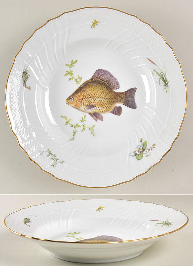 Quenelle (Scalloped) Large Rim Soup Bowl by Ginori 1735-1