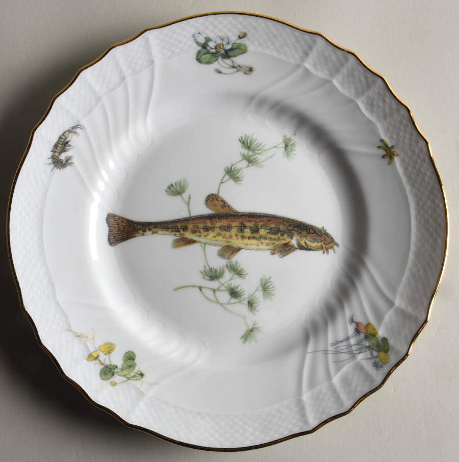 Quenelle (Scalloped) Luncheon Plate by Ginori 1735-1