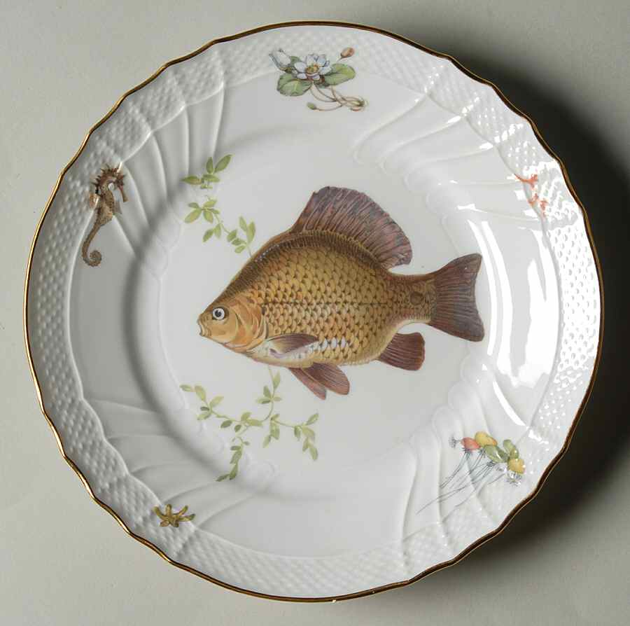 Quenelle (Scalloped) Salad Plate by Ginori 1735-1