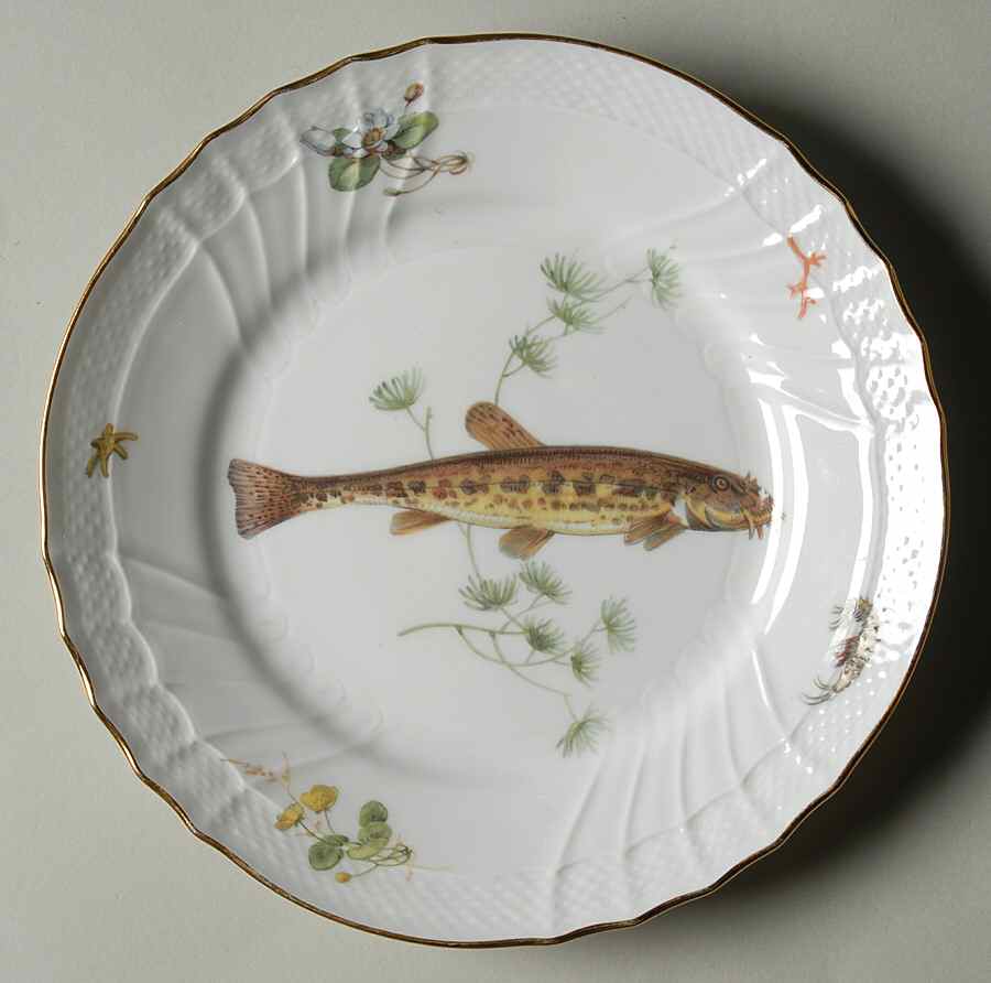 Quenelle (Scalloped) Salad Plate by Ginori 1735-1