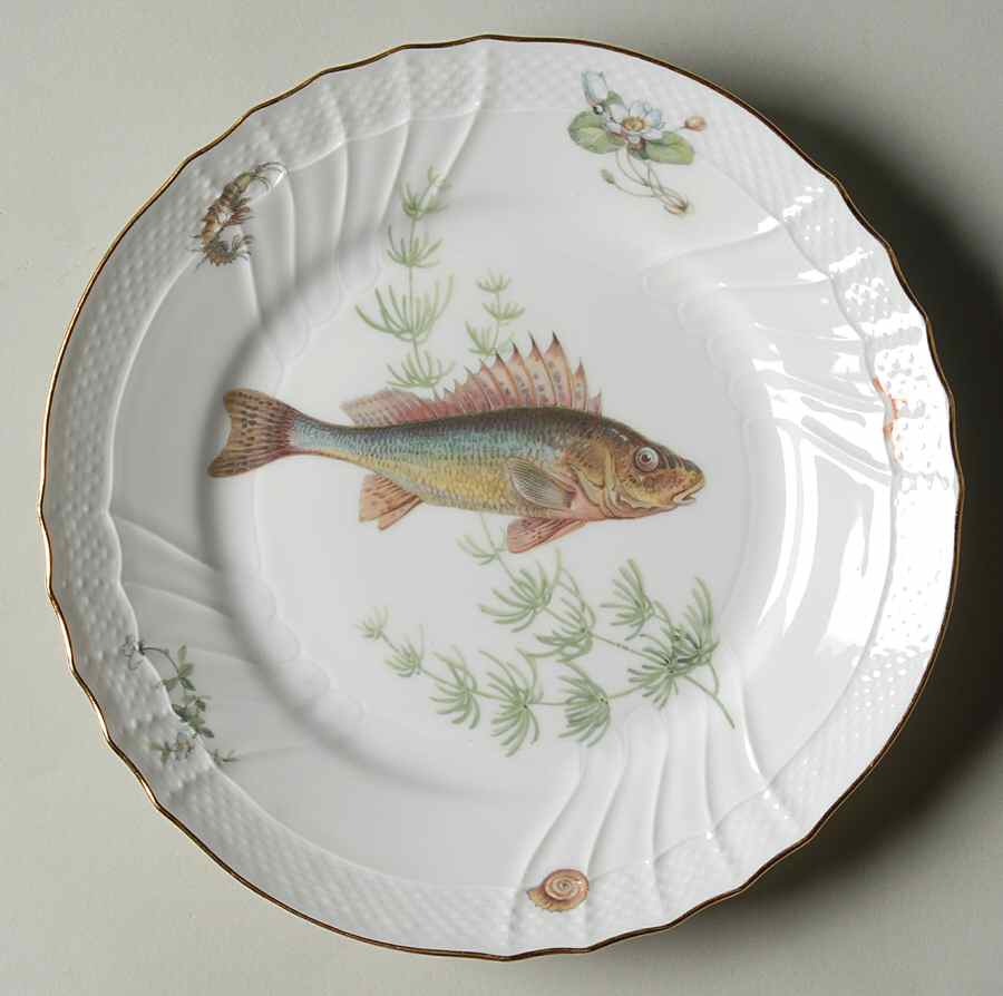 Quenelle (Scalloped) Salad Plate by Ginori 1735-1