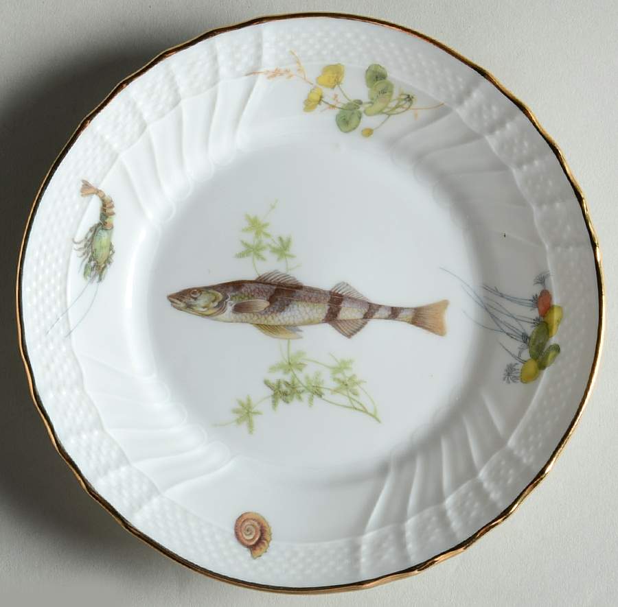 Quenelle (Scalloped) Bread & Butter Plate by Ginori 1735-1