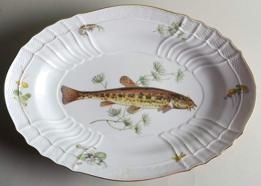 Quenelle (Scalloped) 15" Oval Serving Platter by Ginori 1735-1