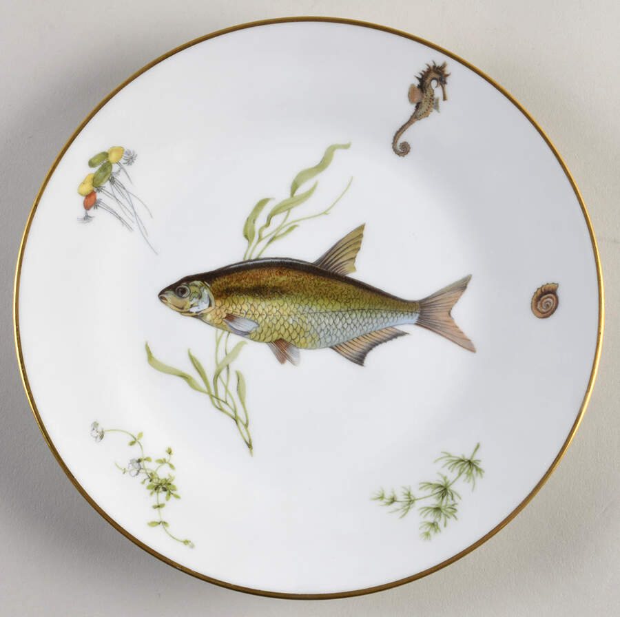 Quenelle (Smooth) Salad Plate by Ginori 1735-1