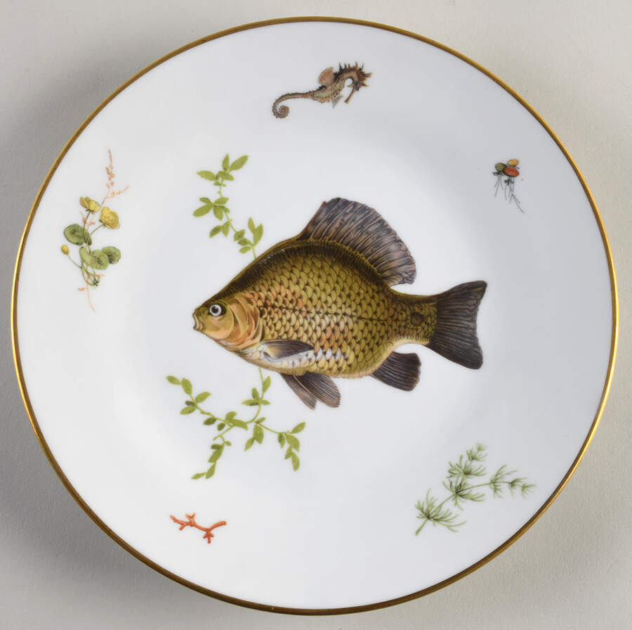 Quenelle (Smooth) Salad Plate by Ginori 1735-1