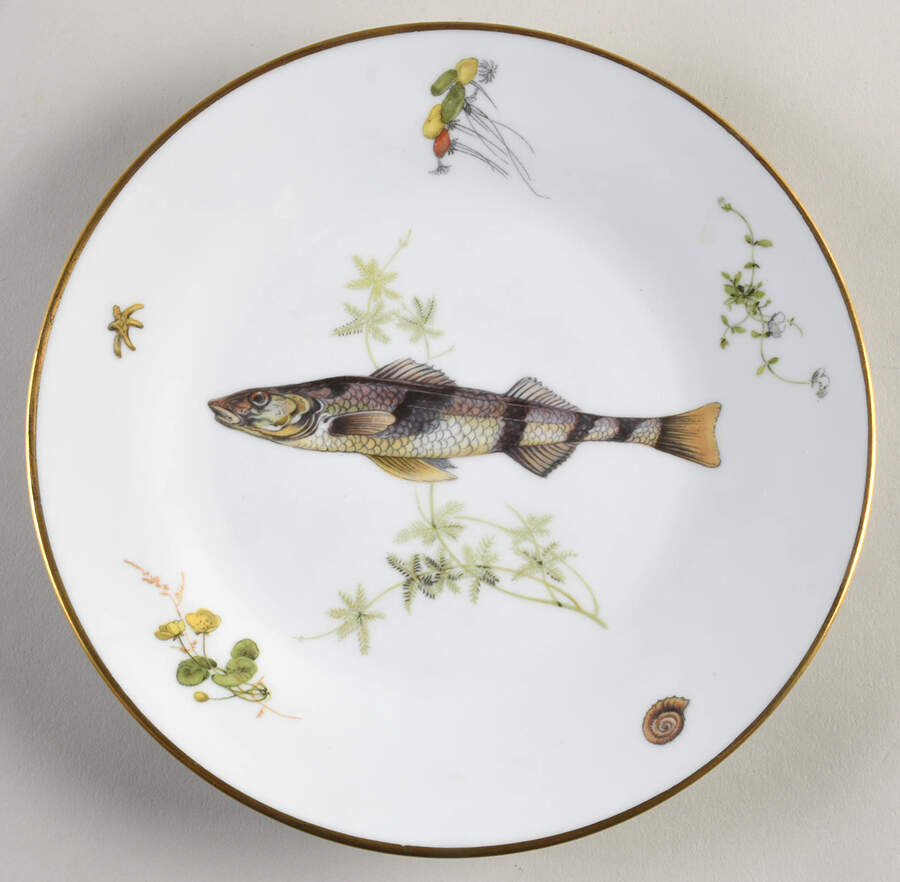Quenelle (Smooth) Salad Plate by Ginori 1735-1