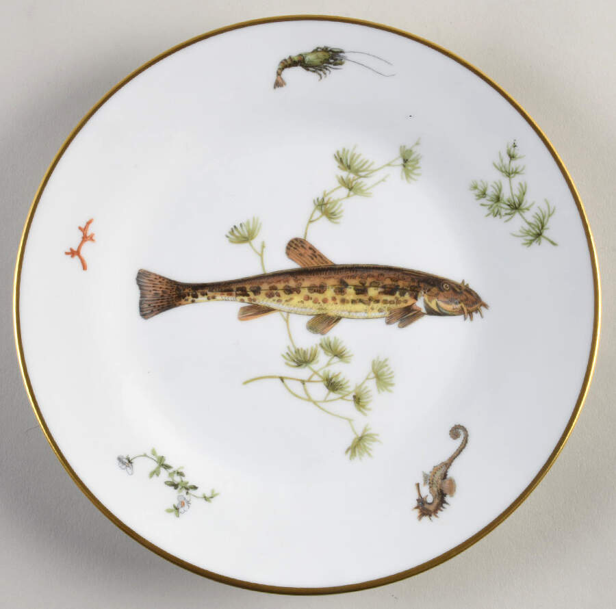 Quenelle (Smooth) Salad Plate by Ginori 1735-1