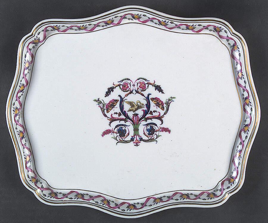 Rapallo Rectangular Tray by Ginori 1735-1