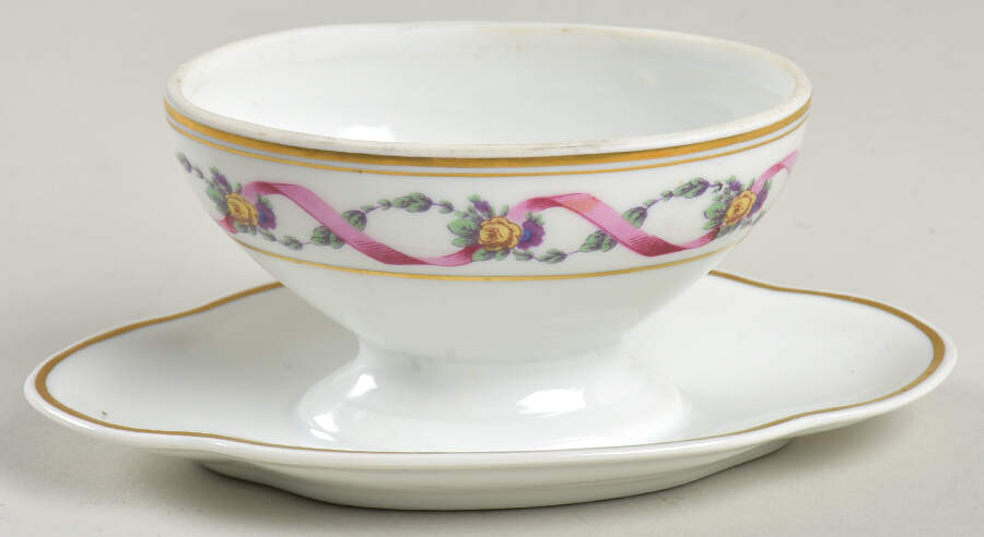 Rapallo Oval Mustard W/Att Underplate-Nolid by Ginori 1735-1