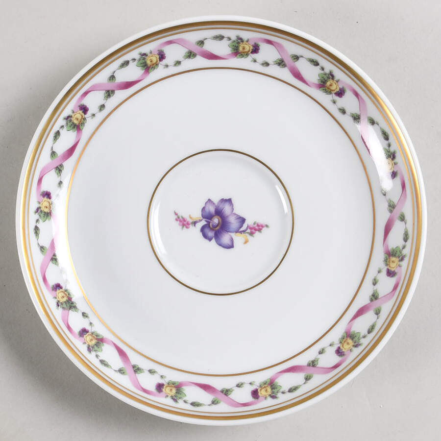 Rapallo Saucer for Flat Cream Soup Bowl by Ginori 1735-1